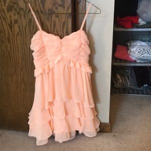 Peach dress